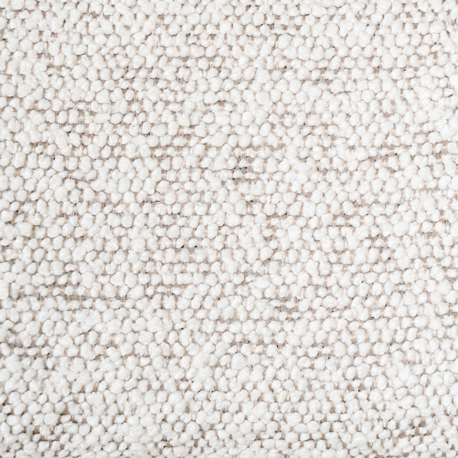 Melilla - Lot de 2 fauteuils de table en tissu bouclette et métal