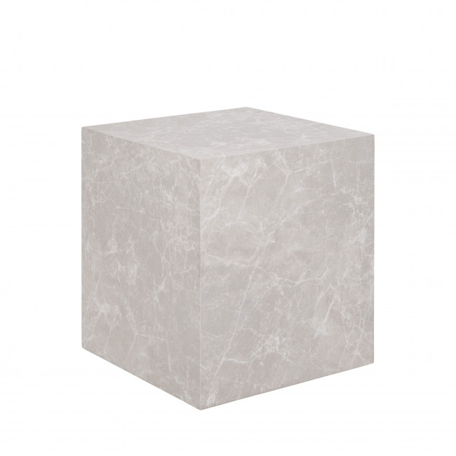 Prague - Table d'appoint effet marbre