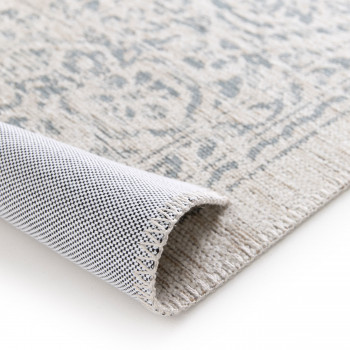 Zagora - Tapis classique bleu et beige