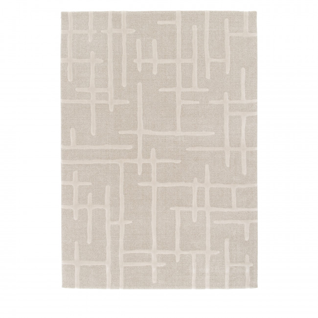Plano - Tapis contemporain beige