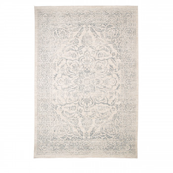 Zagora - Tapis classique bleu et beige