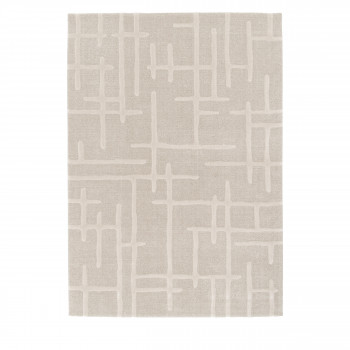 Plano - Tapis contemporain beige