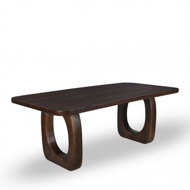 Sinjai - Table à manger en bois massif 200x100cm