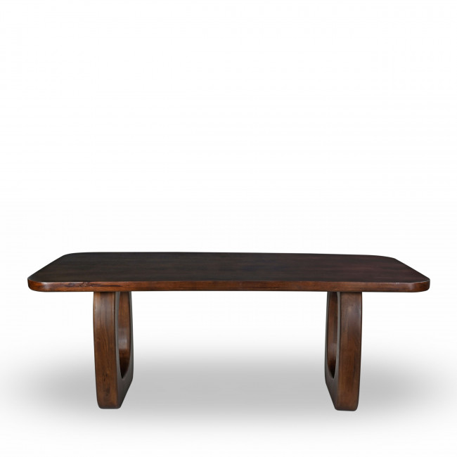 Sinjai - Table à manger en bois massif 200x100cm