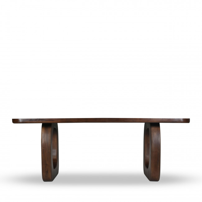 Sinjai - Table à manger en bois massif 200x100cm