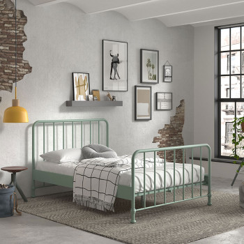 Atticora - Lit enfant en métal 140x200cm