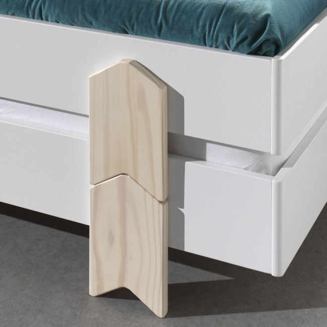 Cotinga - Lot de 2 lits enfants empilables en bois 90x200cm