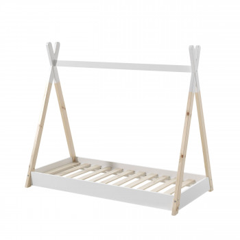 Dayi - Lit enfant cabane en bois 70x140cm