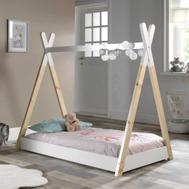 Dayi - Lit enfant cabane en bois 70x140cm