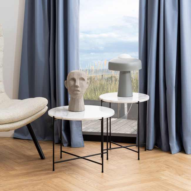 Tangara - Table d'appoint ronde en marbre ø52cm