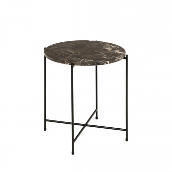 Tangara - Table d'appoint ronde en marbre ø42cm