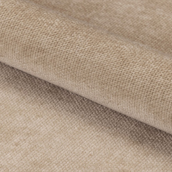 Anabate - Lot de 2 fauteuils de table en tissu et bois