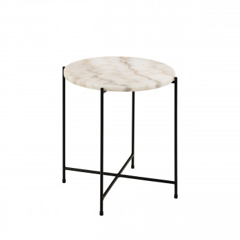 Tangara - Table d'appoint ronde en marbre ø42cm