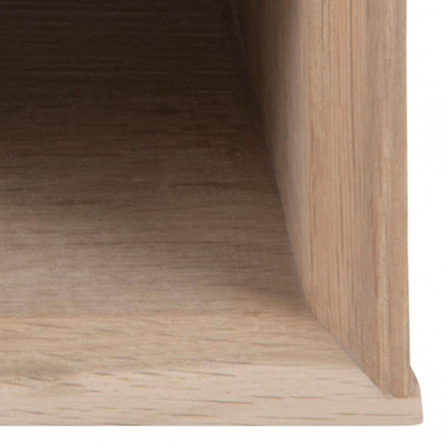 Trogon - Table de chevet murale 1 tiroir, 1 niche en bois