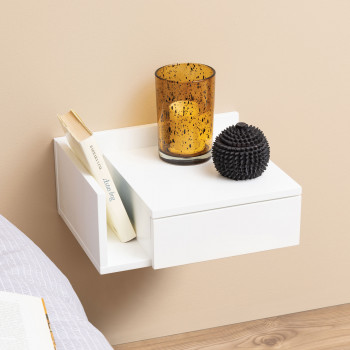 Kamichi - Table de chevet murale réversible en bois