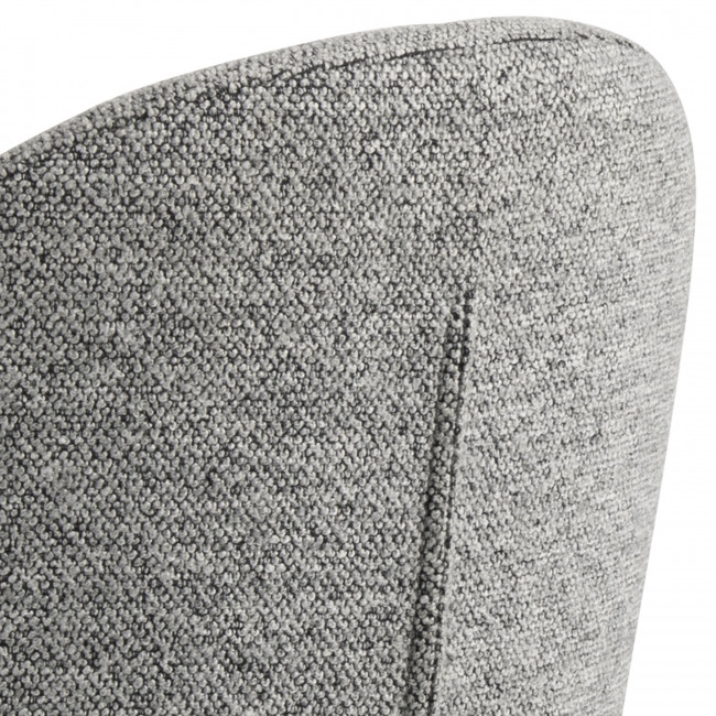 Colobura - Tabouret de bar en tissu et métal H55-80cm