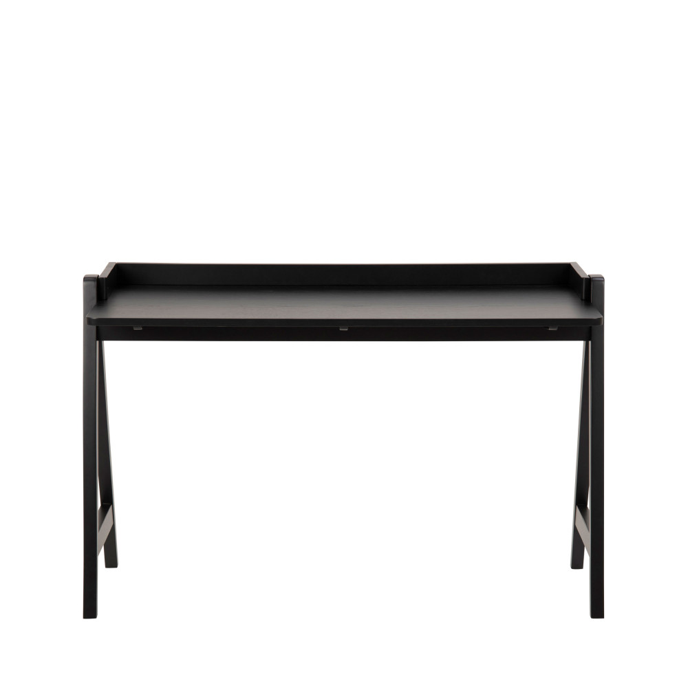 forbestra - bureau en bois l127cm - couleur - noir