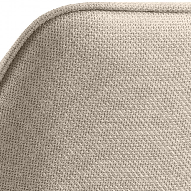 Barbacou - Lot de 2 fauteuils de table en tissu et métal