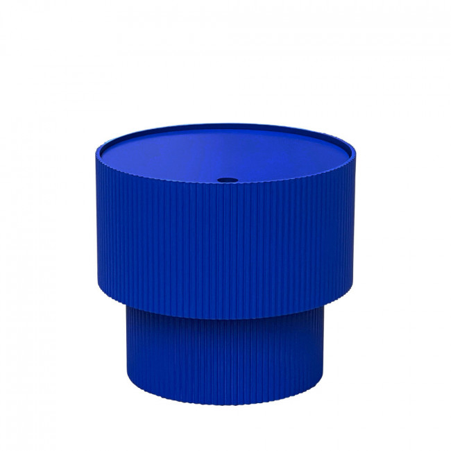 Sand I - Table d'appoint avec rangement en bois ø38,5cm