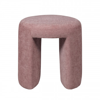 Charlie - Pouf rond en tissu ø45cm