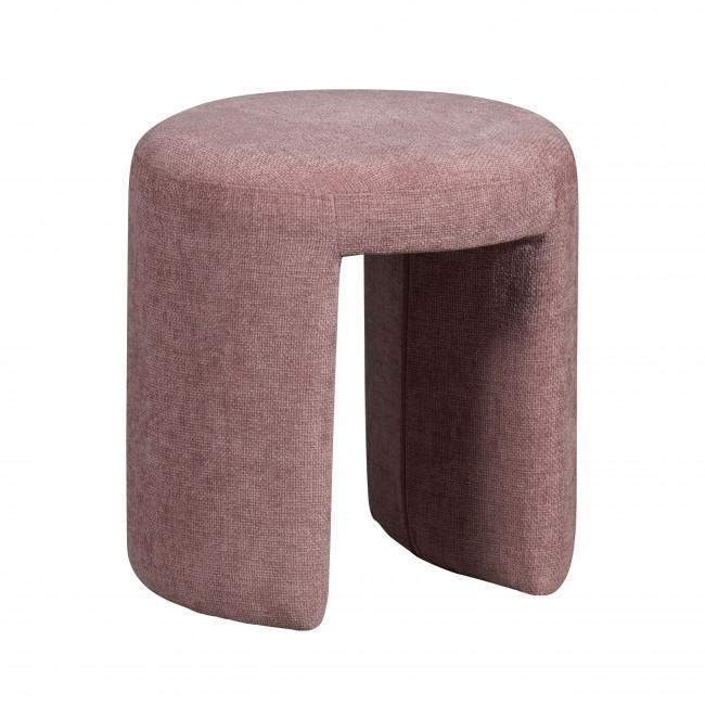 Charlie - Pouf rond en tissu ø45cm