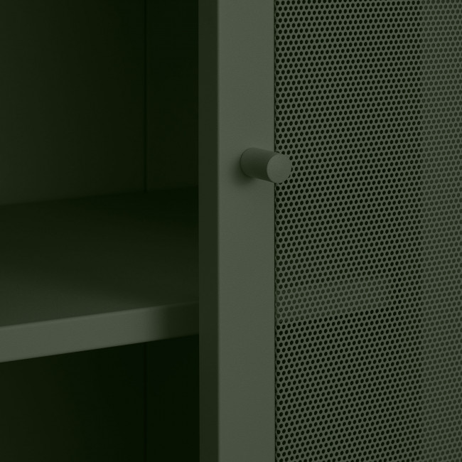 Kiso - Vaisselier 4 portes, 2 niches en métal H180cm