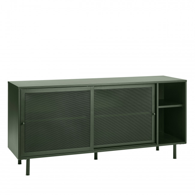Kiso - Buffet 2 portes, 2 niches en métal L160cm