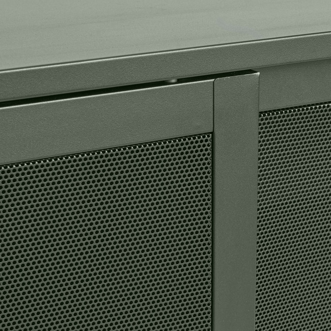 Kiso - Buffet 2 portes, 2 niches en métal L160cm