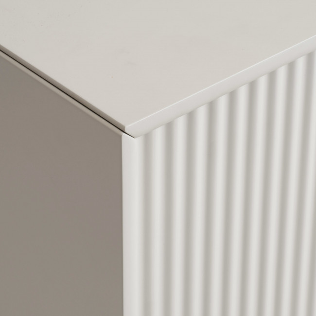 Jura - Buffet 3 portes en bois et métal L160cm