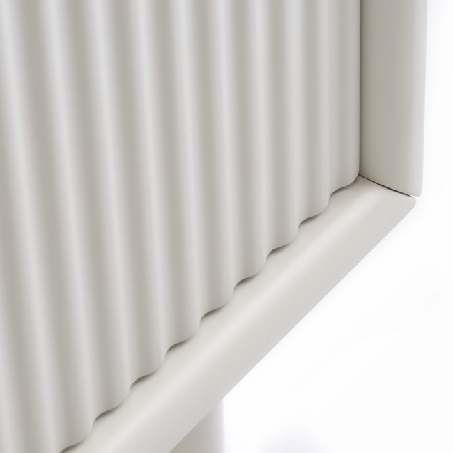 Jura - Buffet haut 2 portes en bois et métal H125cm