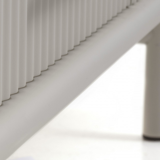 Jura - Meuble TV 2 portes 1 tiroir en bois et métal L140cm