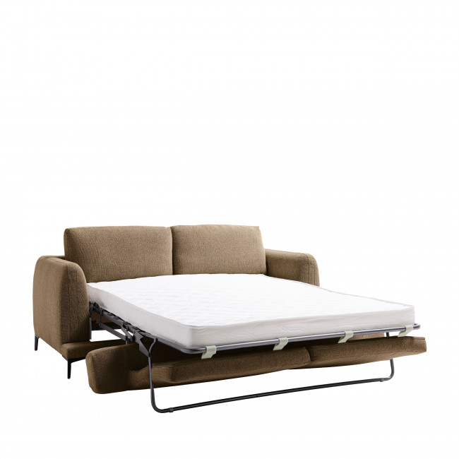 Kinna - Canapé convertible ouverture express 3 places en tissu