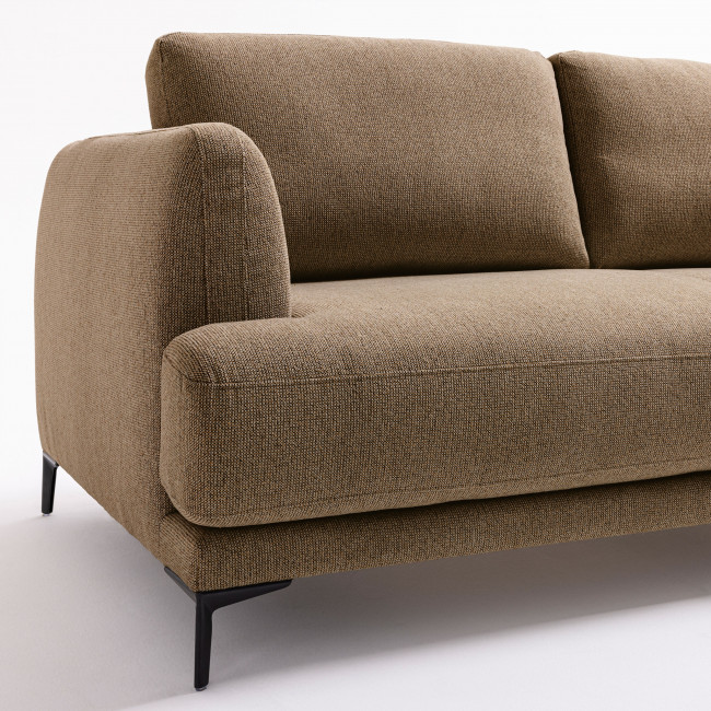 Kinna - Canapé convertible ouverture express 3 places en tissu