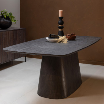 Leah - Table à manger 8 personnes en bois