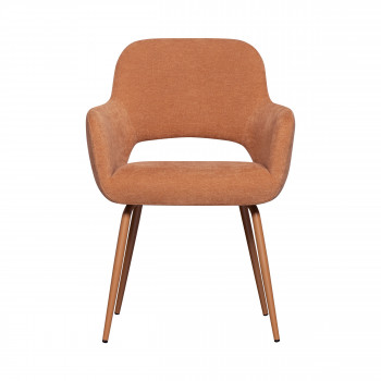 JENNY - Fauteuil de Table en Tissu