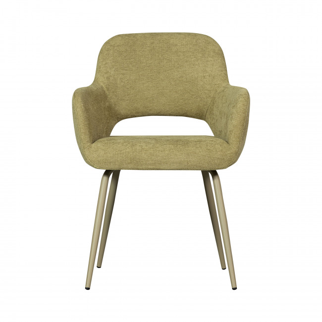 Jenny - Lot de 2 fauteuils de table en tissu