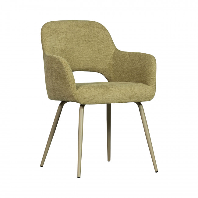 Jenny - Lot de 2 fauteuils de table en tissu