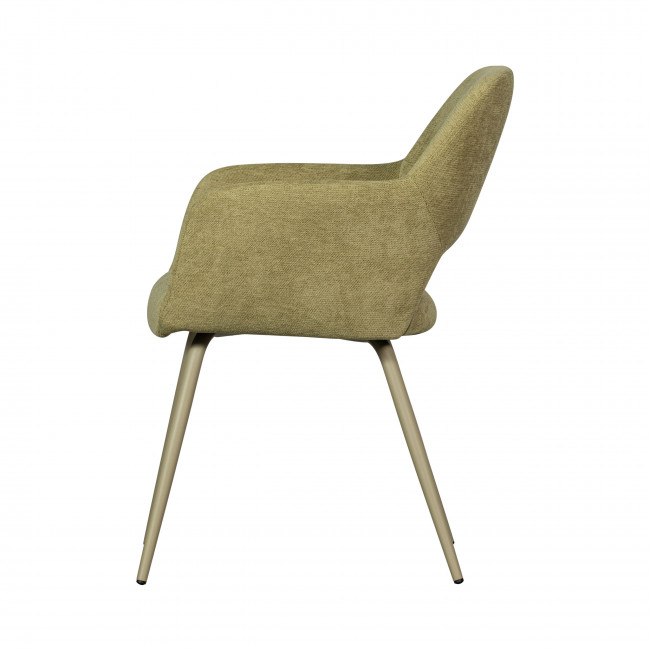 Jenny - Lot de 2 fauteuils de table en tissu