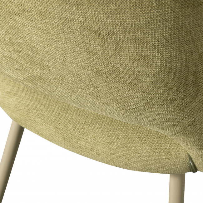 Jenny - Lot de 2 fauteuils de table en tissu