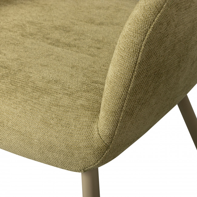 Jenny - Lot de 2 fauteuils de table en tissu