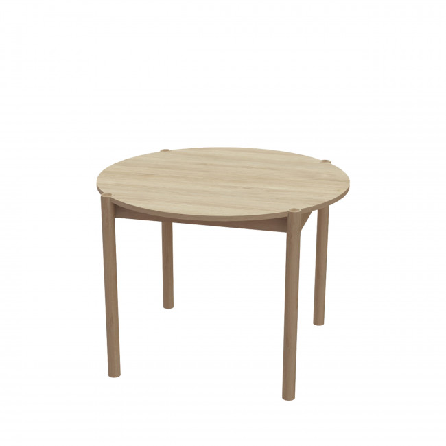 Rena - Table à manger ronde en bois ø100cm