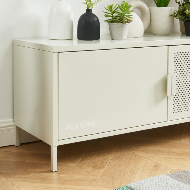 Nino - Meuble TV 2 portes en métal PANTONE L120cm