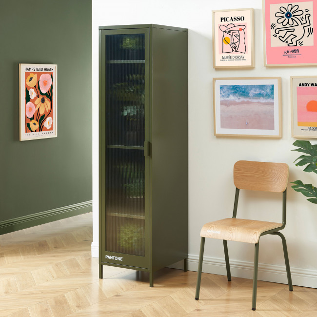 Nino - Armoire 1 porte en métal PANTONE H180cm