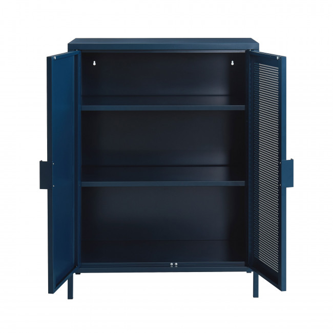 Nino - Buffet haut 2 portes en métal PANTONE H100cm