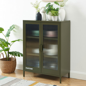 Nino - Buffet 2 portes en métal PANTONE L75cm