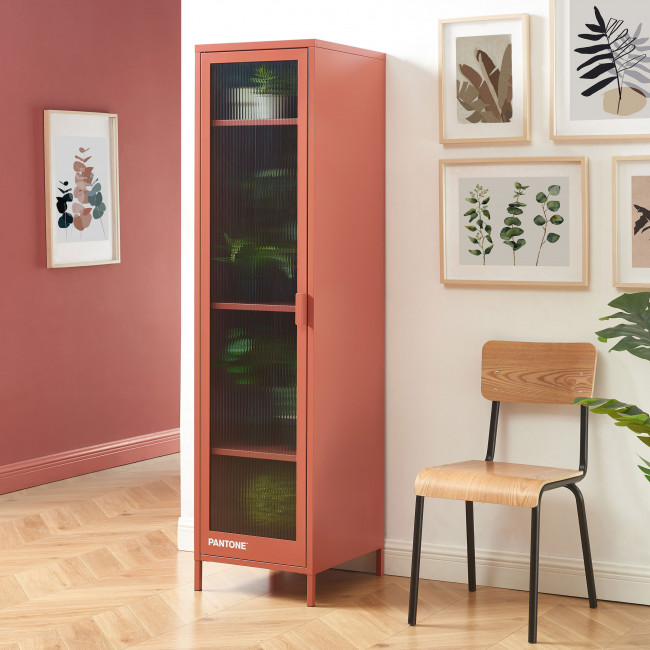 Nino - Armoire 1 porte en métal PANTONE H180cm