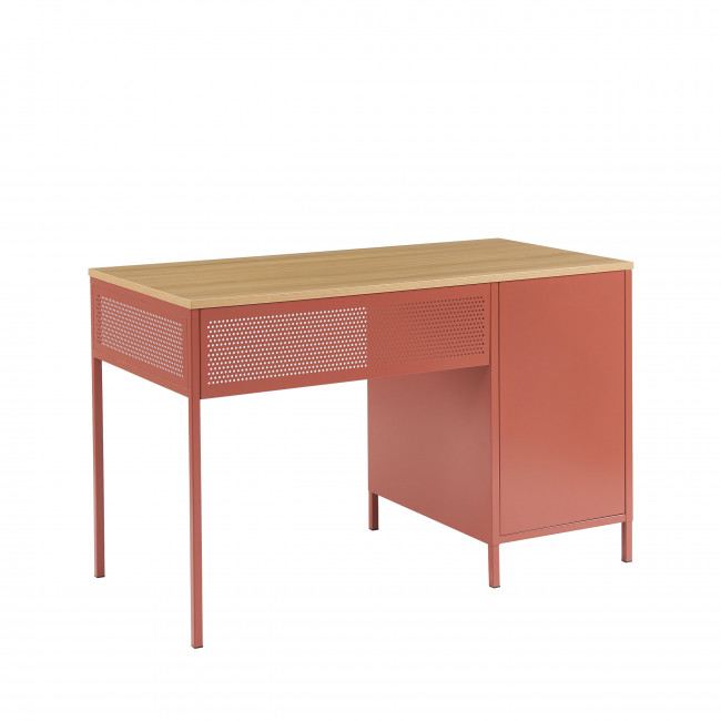 Nino - Bureau 1 porte 1 tiroir en métal PANTONE L120cm