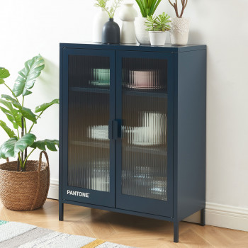 Nino - Buffet 2 portes en métal PANTONE L75cm