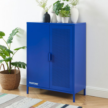 Nino - Buffet haut 2 portes en métal PANTONE H100cm