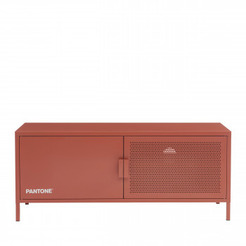 Nino - Meuble TV 2 portes en métal PANTONE L120cm